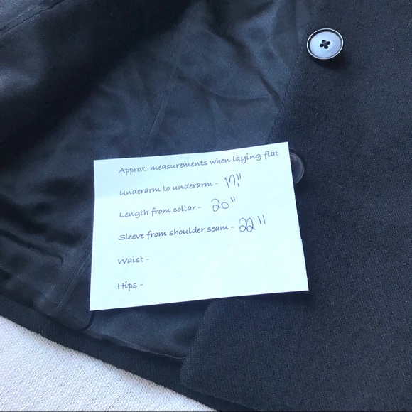 Ralph Lauren Purple Label Black Wool Skirt Suit 4 - Picture 7 of 8